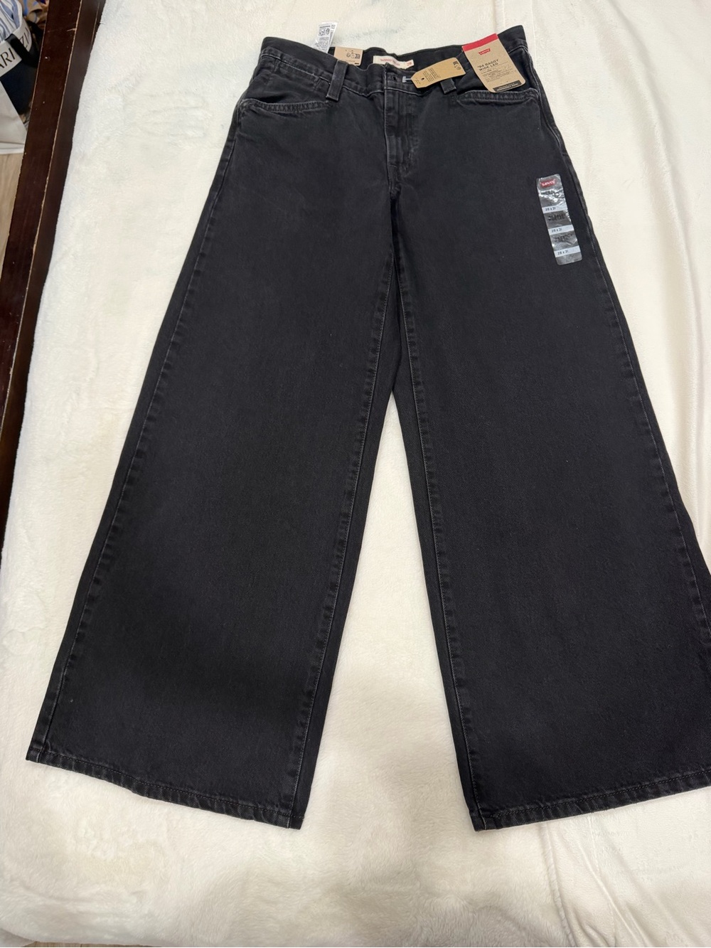 Levi's Black Wide Leg High-Rise Jeans